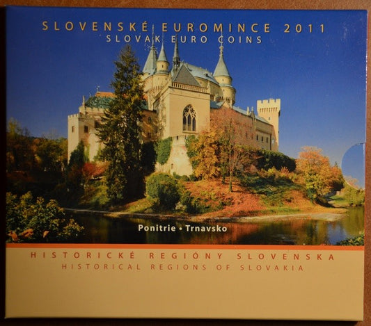 Sada Slovenských mincí 2011 - Historické regióny Slovenska – Ponitrie, Trnavsko (BU)