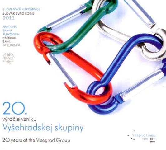 Sada Slovenských mincí 2011 - Vyšehradská skupina - 20. výročie vzniku (BU)