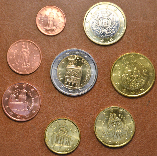 San Marino 2003 sada 8 mincí (UNC)