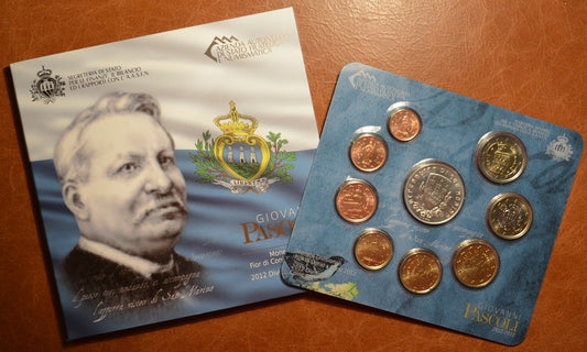 San Marino 2012 oficiálna sada 9 mincí (BU)