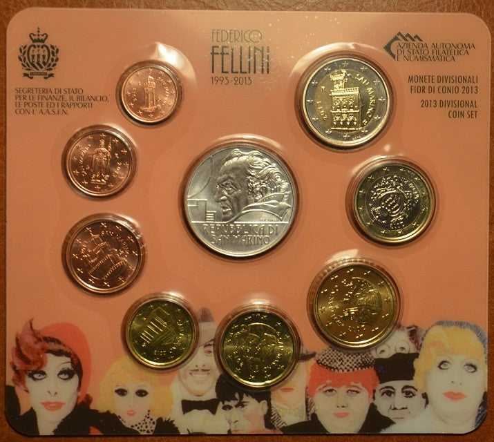 San Marino 2013 sada s 5 Euro Ag mincou (BU)