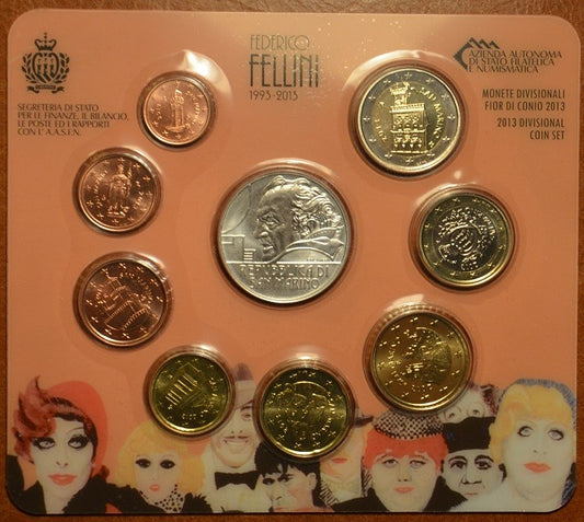 San Marino 2013 sada s 5 Euro Ag mincou (BU)