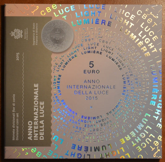 San Marino 2015 sada s 5 Euro Ag mincou (BU)