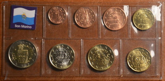 San Marino 2016 sada 8 mincí (UNC)