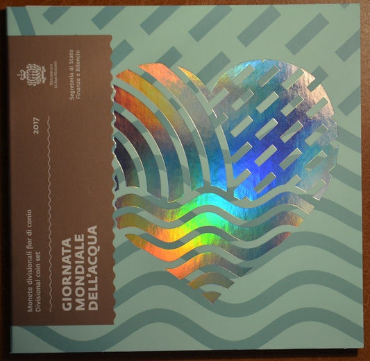 San Marino 2017 sada s novým motívom s 5 Euro Ag mincou (BU)