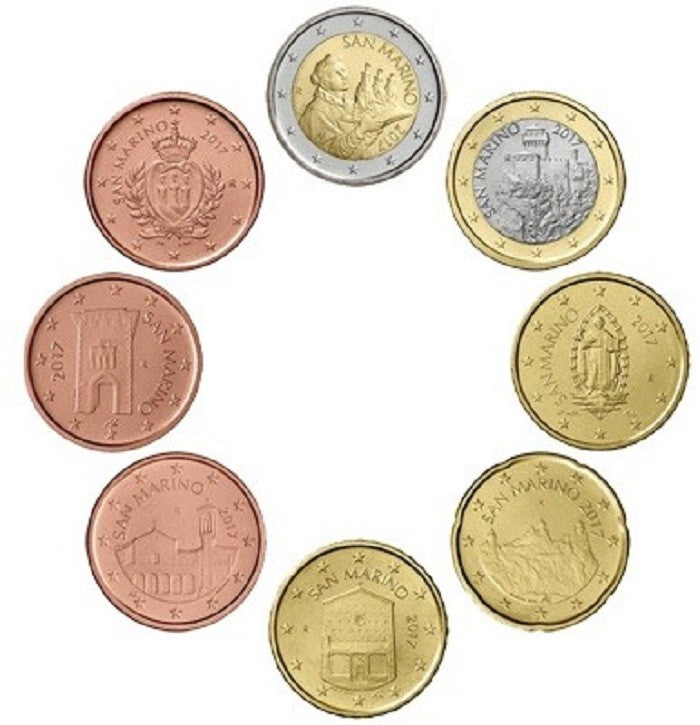 San Marino 2017 sada s novým motívom (UNC)