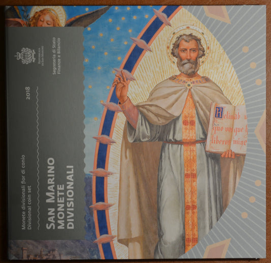 San Marino 2018 sada 8 euromincí (BU)