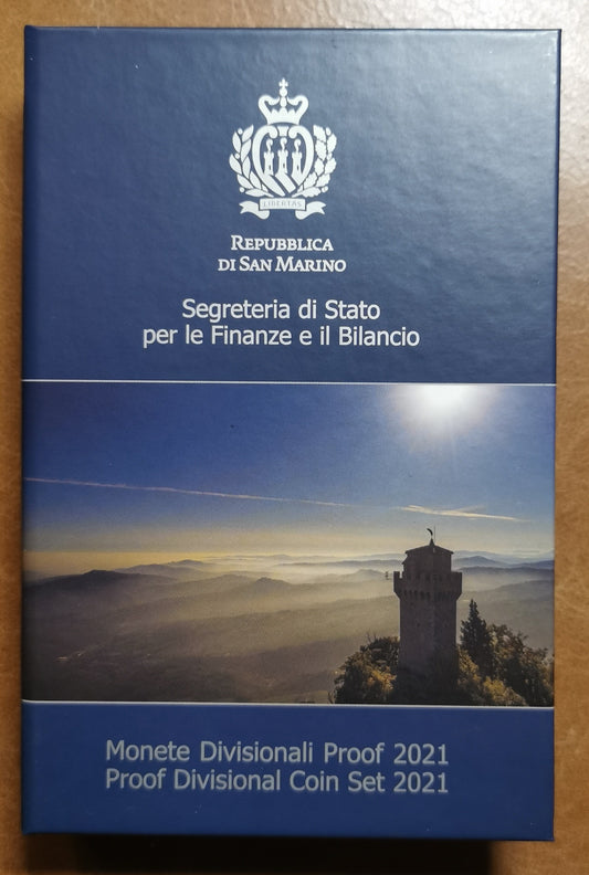 San Marino 2021 sada 10 mincí (Proof)