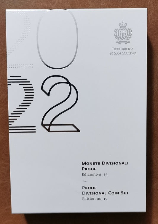 San Marino 2022 sada 10 mincí (Proof)