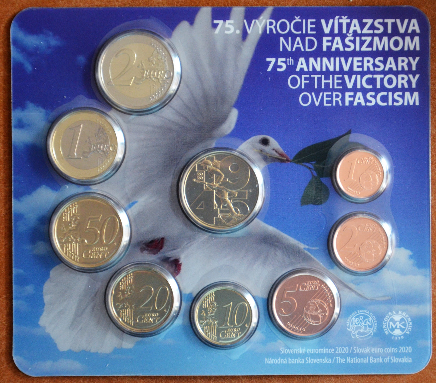 Slovensko 2020 sada mincí - 75. výročie víťazstva nad fašizmom (BU)