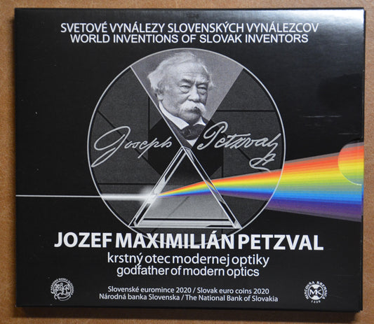 Slovensko 2020 sada mincí - Jozef Maximilián Petzval (BU)