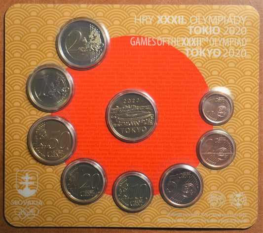 Slovensko 2020 sada mincí - Tokyo (BU)