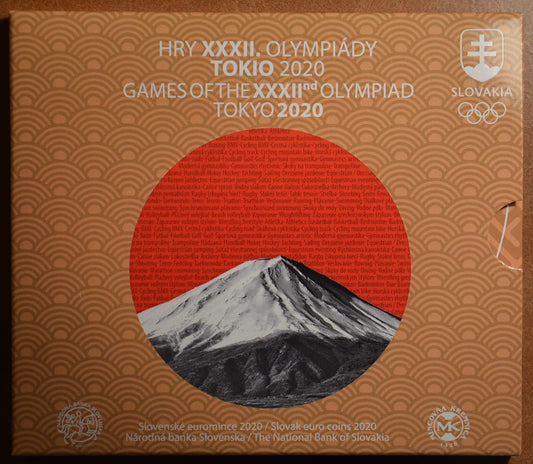 Slovensko 2020 sada mincí - Tokyo (BU)
