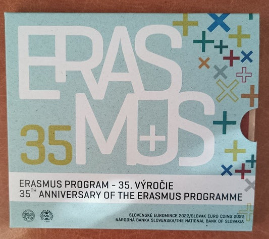 Slovensko 2022 sada 9 mincí - Erasmus (BU)