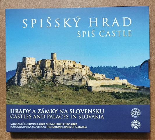 Slovensko 2022 sada mincí - Spišský hrad (BU)