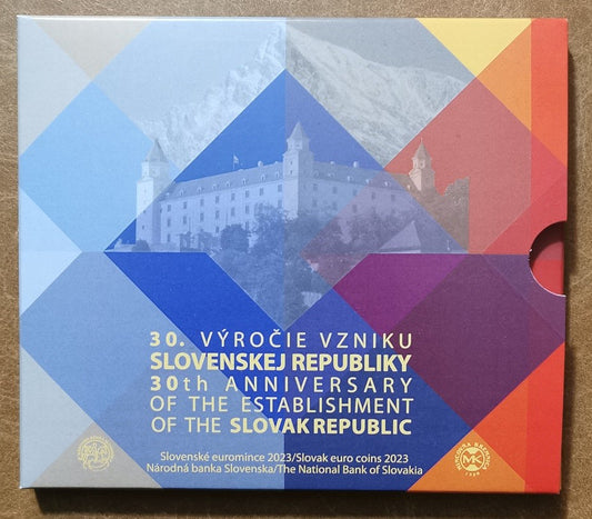 Slovensko 2023 sada mincí - 30. výročie vzniku SR (BU)