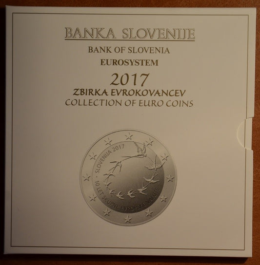 Slovinsko 2017 sada 10 euromincí (BU)