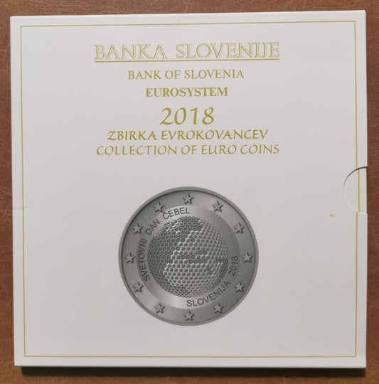 Slovinsko 2018 sada 10 euromincí (BU)