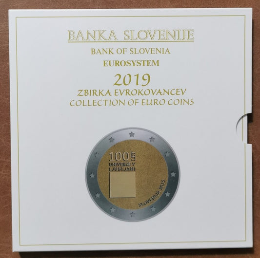 Slovinsko 2019 sada 10 euromincí (BU)