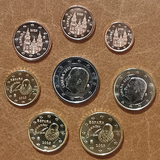 Španielsko 2023 sada 8 euromincí (UNC)