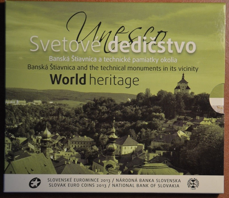 Súbor 8 Slovenských mincí 2013 - Banská Štiavnica (BU)