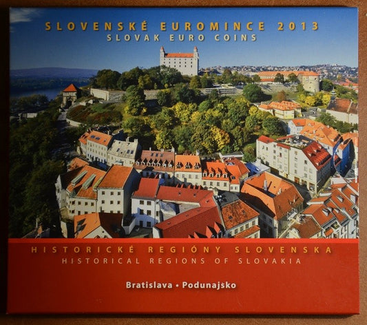 Súbor 8 Slovenských mincí 2013 - Bratislava, Podunajsko (BU)