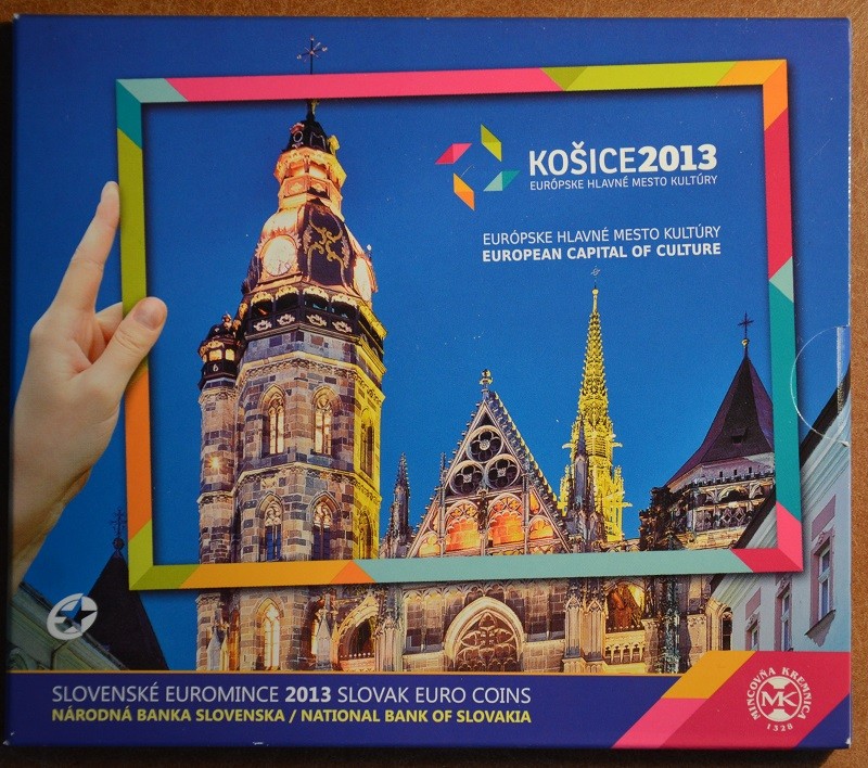 Súbor 8 Slovenských mincí 2013 - Košice (BU)