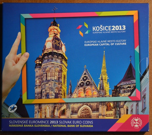 Súbor 8 Slovenských mincí 2013 - Košice (BU)