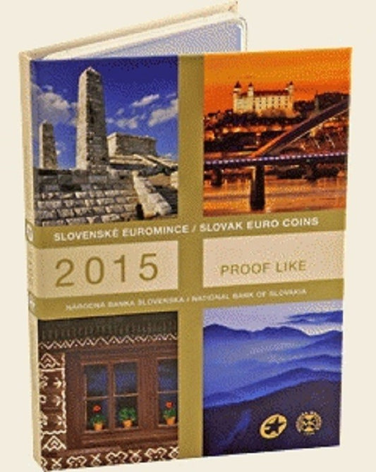 Súbor 8 Slovenských mincí 2015 (Proof)