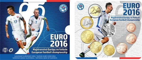 Súbor 8 Slovenských mincí 2016 EURO