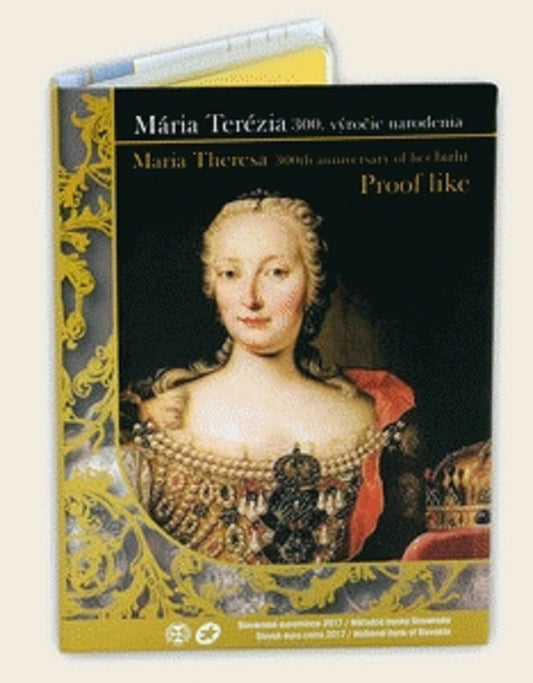 Súbor 8 Slovenských mincí 2017 Mária Terézia (Proof)