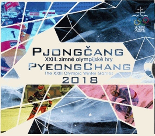 Súbor 8 Slovenských mincí 2018 Pjongčang (BU)