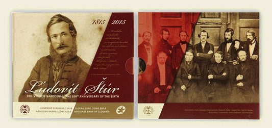 Súbor 9 Slovenských mincí 2015 "Ľudovíť Štúr"