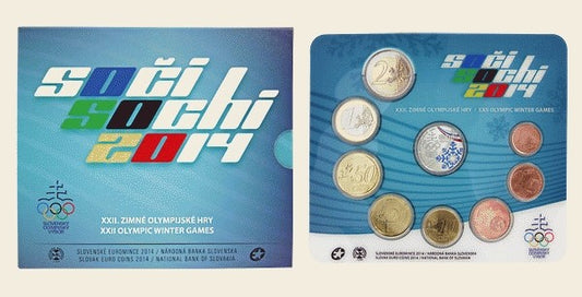 Súbor Slovenských mincí 2014 "Soči"