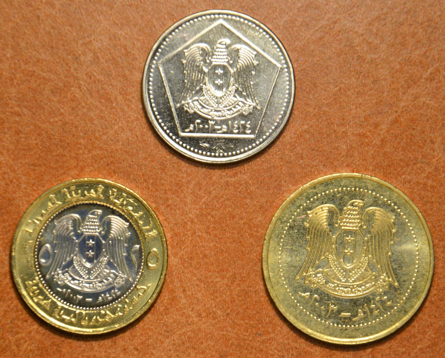 Sýria 3 mince 2003 (UNC)
