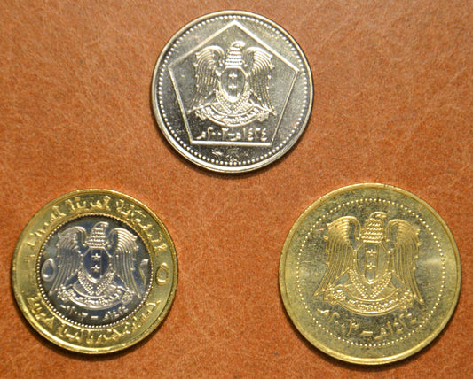 Sýria 3 mince 2003 (UNC)