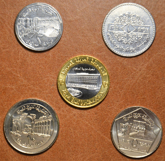 Sýria 5 mincí 1994-1996 (UNC)