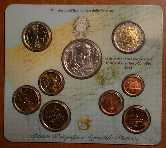 Taliansko 2005 sada s 5 Euro pamätnou mincou  (BU)