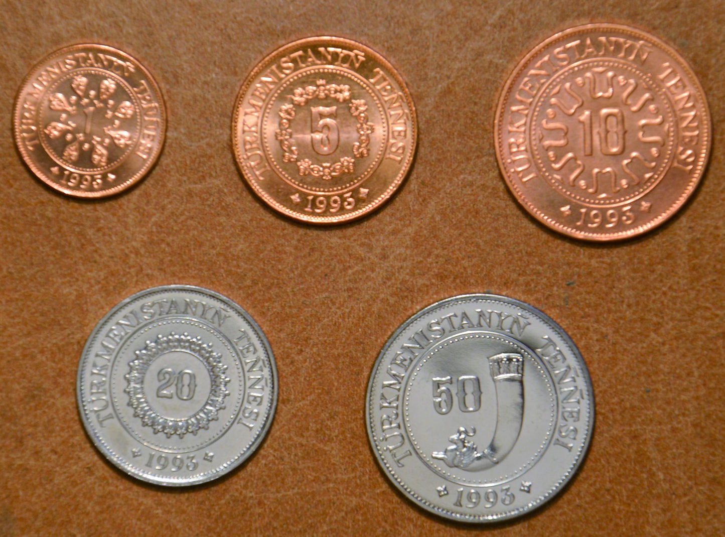 Turkménsko 5 mincí 1993 (UNC)