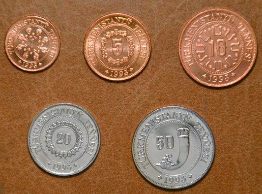 Turkménsko 5 mincí 1993 (UNC)