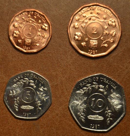 Uganda 4 mince 1987 (UNC)