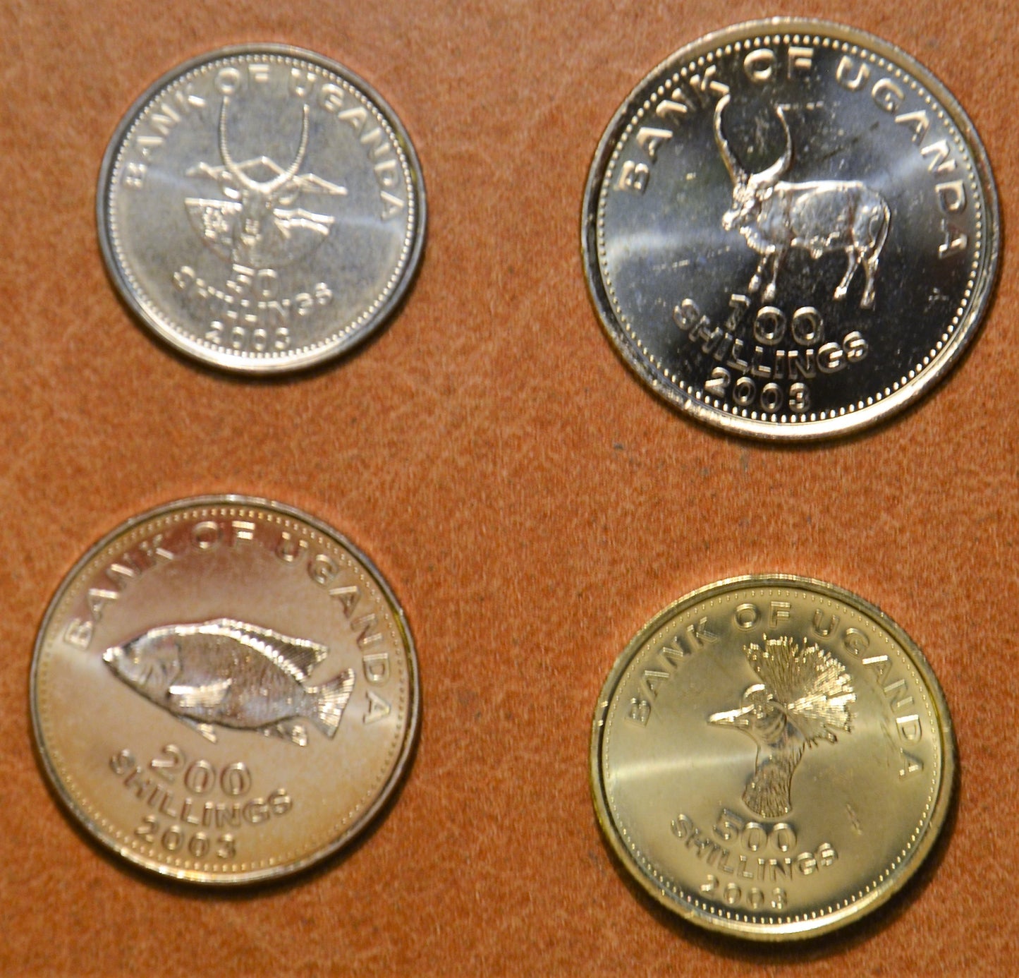 Uganda 4 mince 2003 (UNC)
