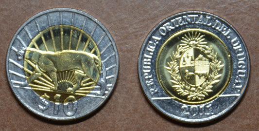 Uruguaj 10 Pesos Uruguayos 2011 (UNC)