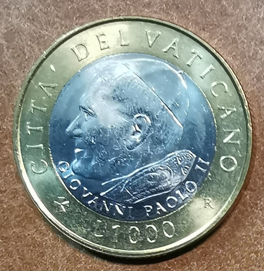 Vatikán 1000 Lira 2001 Ján Pavol II. (UNC)