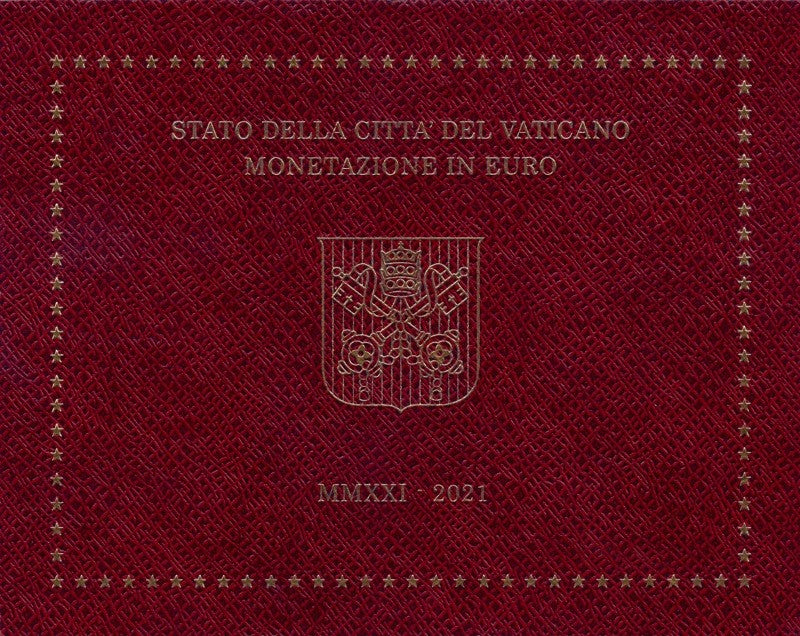 Vatikán 2021 sada 8 euromincí (BU)