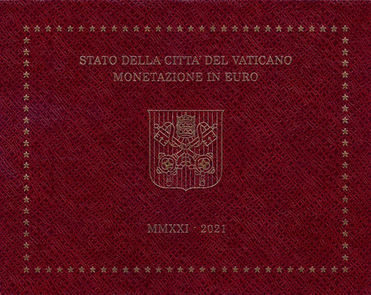 Vatikán 2021 sada 8 euromincí (BU)