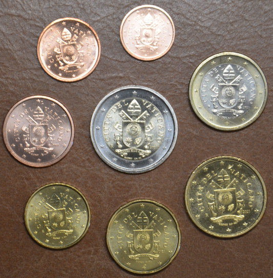 Vatikán 2021 sada 8 euromincí (UNC bez foldra)