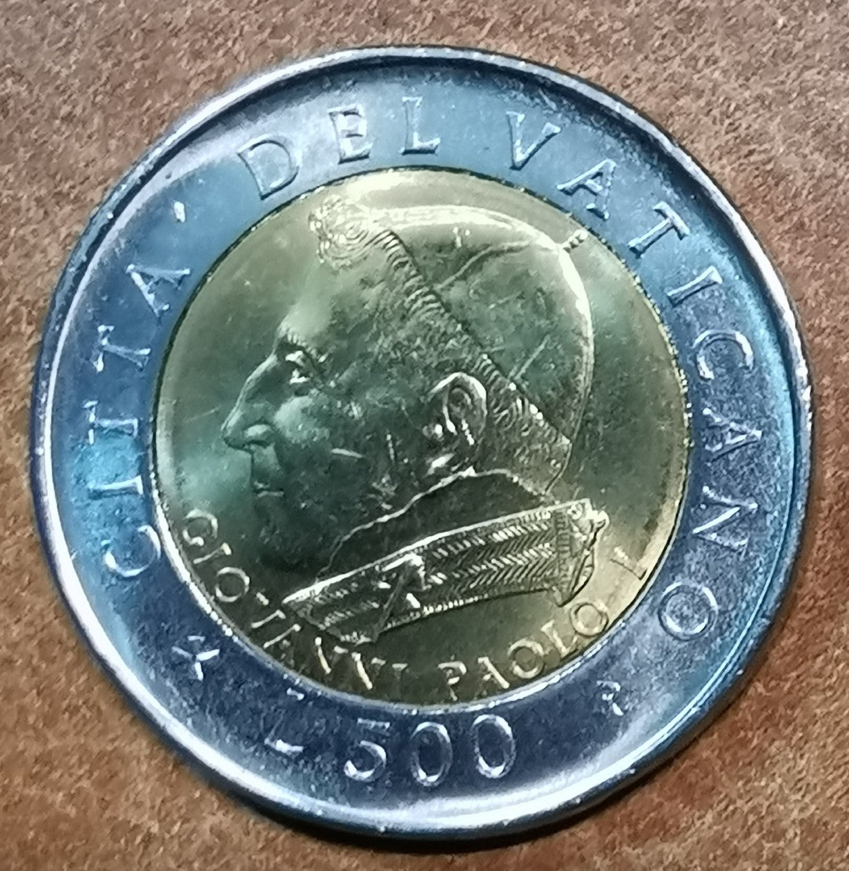 Vatikán 500 Lira 2001 Ján Pavol II. (UNC)