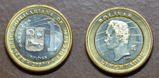 Venezuela 1 Bolivar 2007-2009 (UNC)