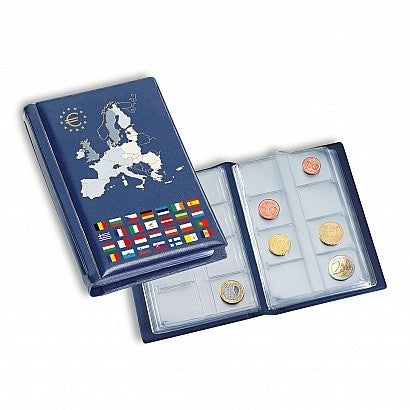 Vreckový album Leuchtturm na 12 sád euromincí